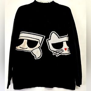 Karl Lagerfeld Paris
Karl Choupette Longline Sweater NWT